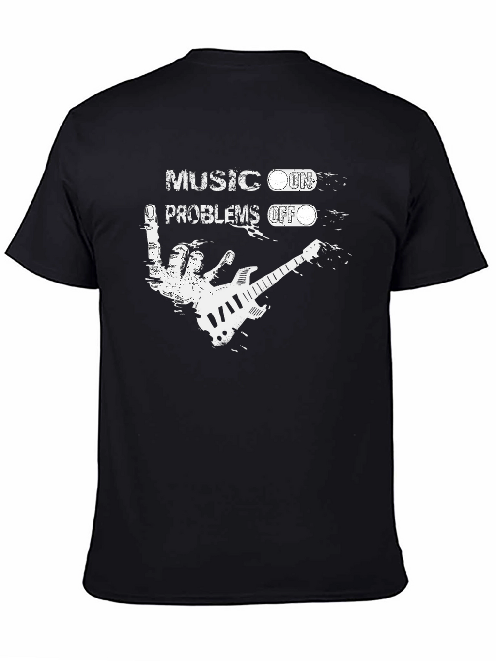 Music On Problems Off Graphic T-Shirt
