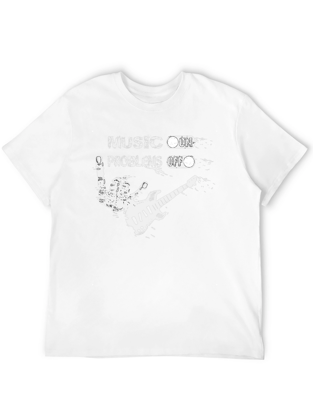 Music On Problems Off Graphic T-Shirt