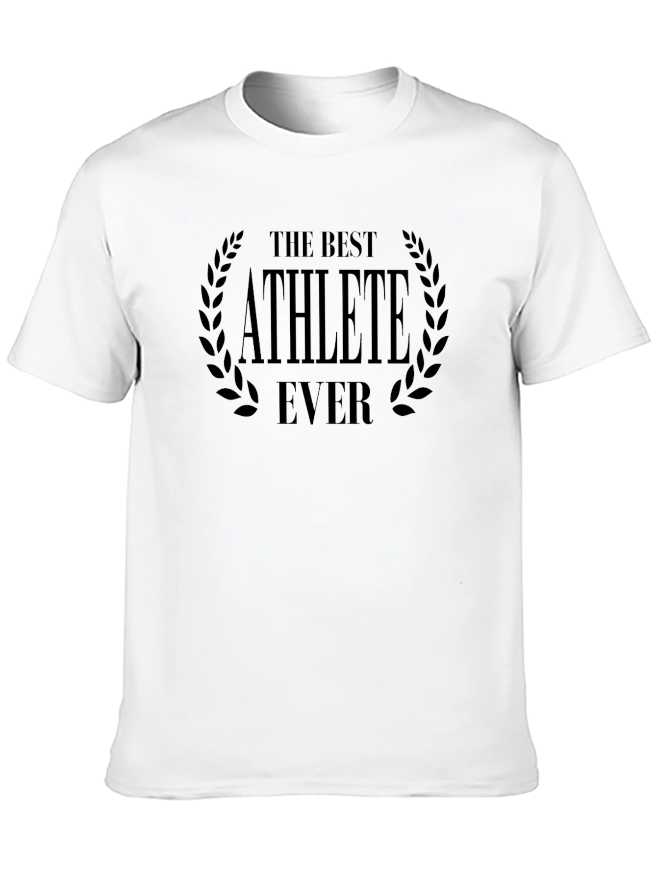 The Best Athlete Ever Black T-Shirt