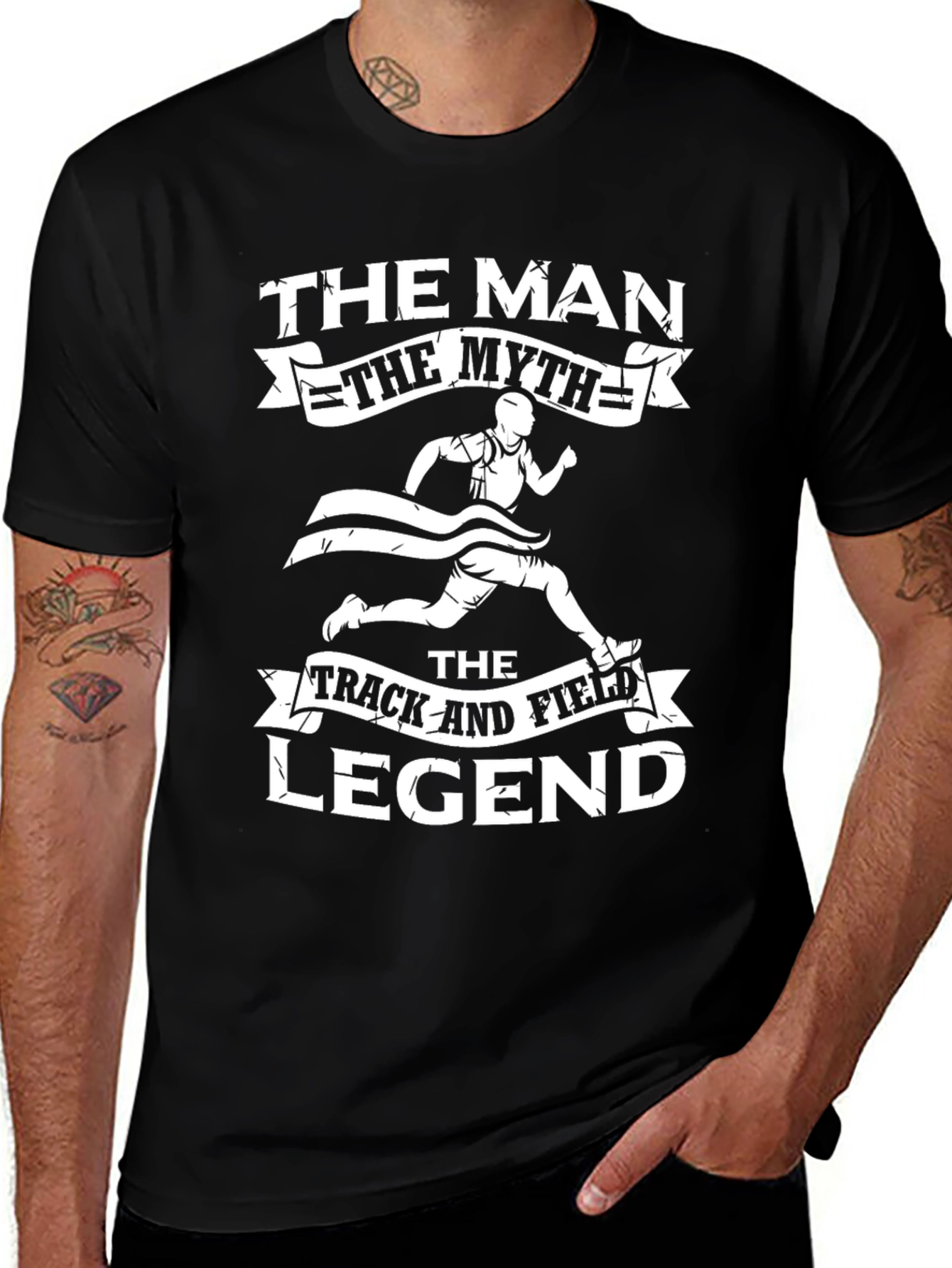 The Man The Myth Track Legend T-Shirt