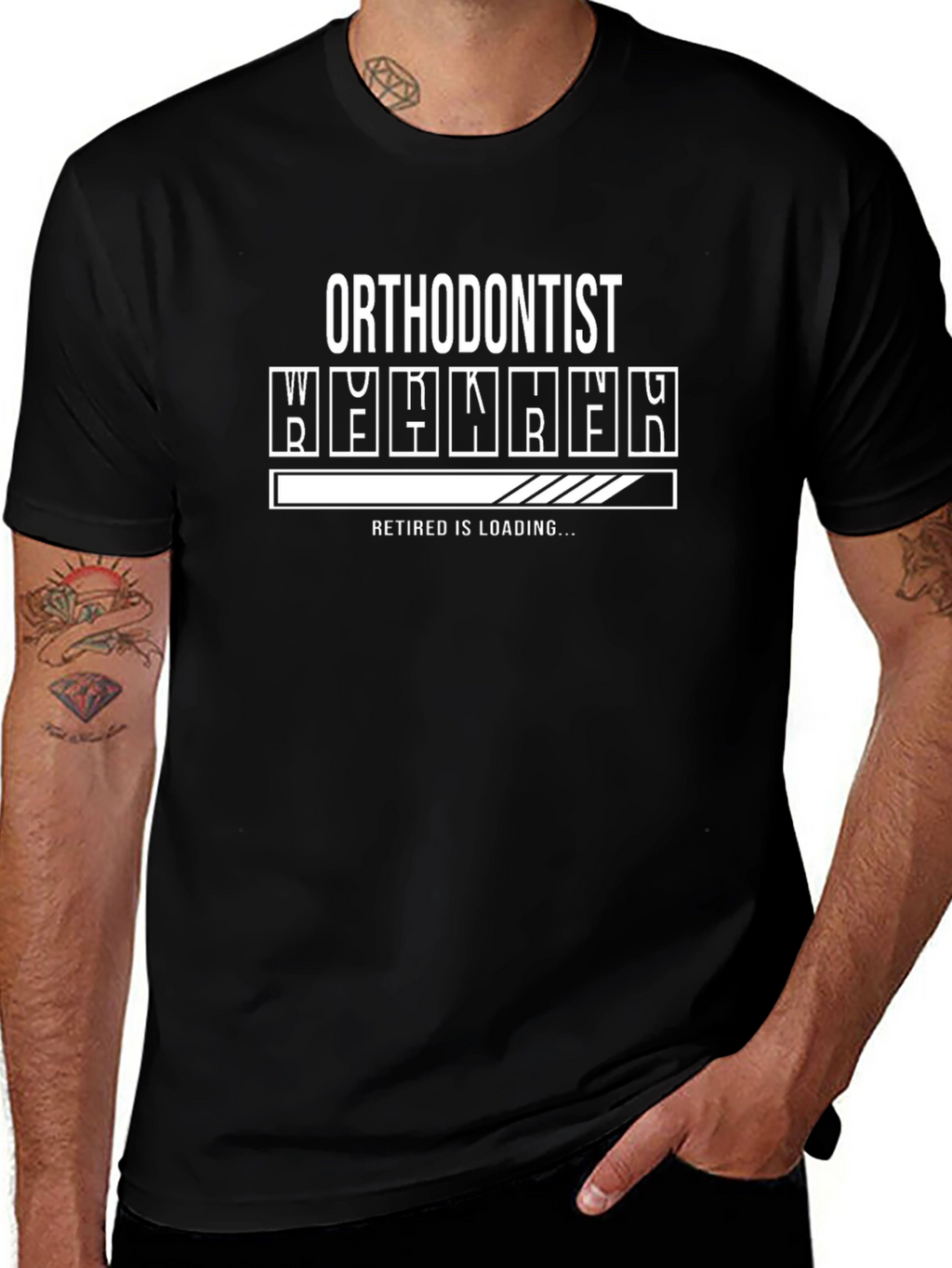 Orthodontist Retired Is Loading Funny T-Shirt