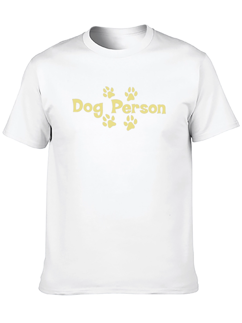 Dog Person Graphic Tee - Black Casual Fit