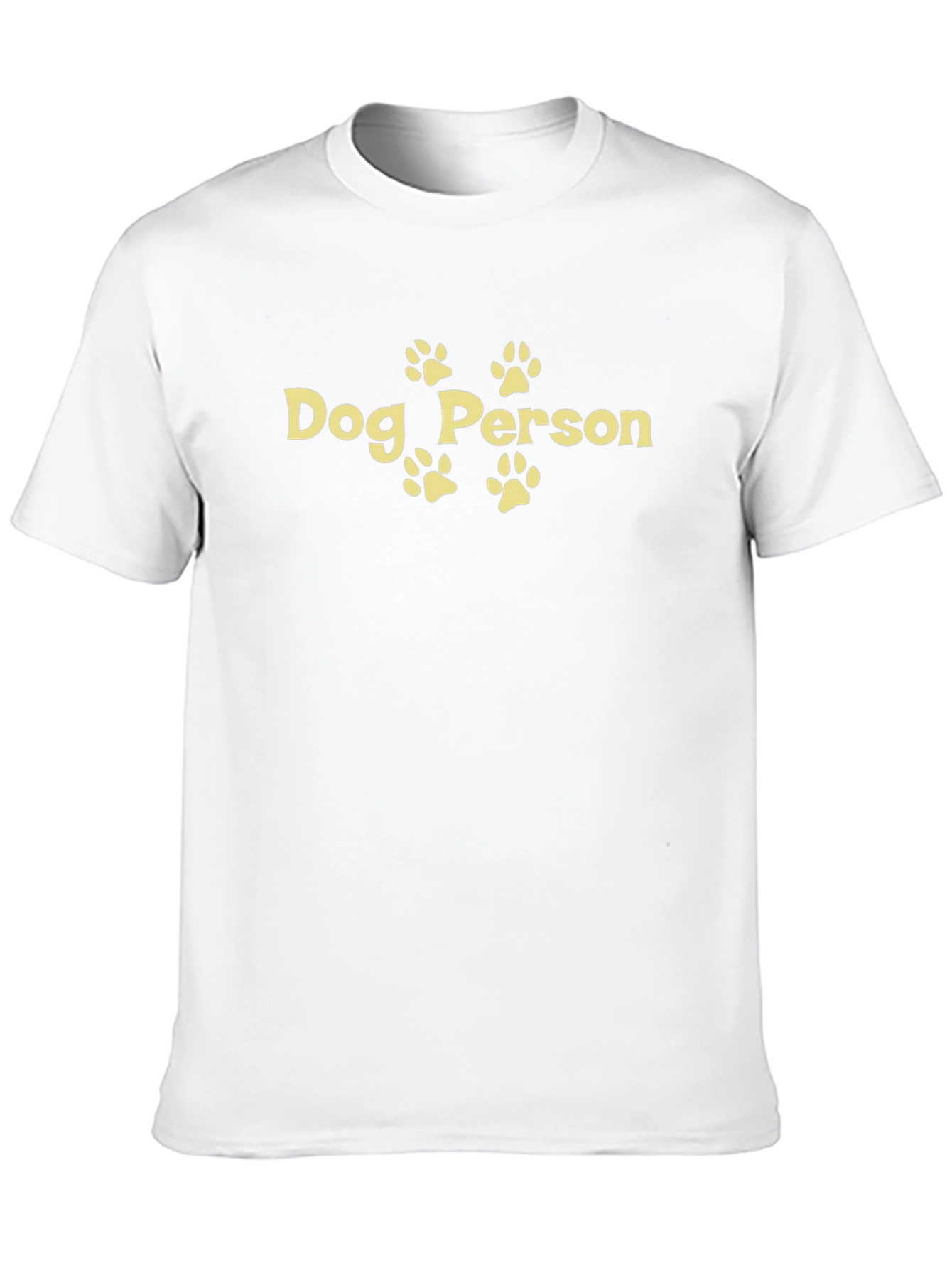 Dog Person Graphic Tee - Black Casual Fit