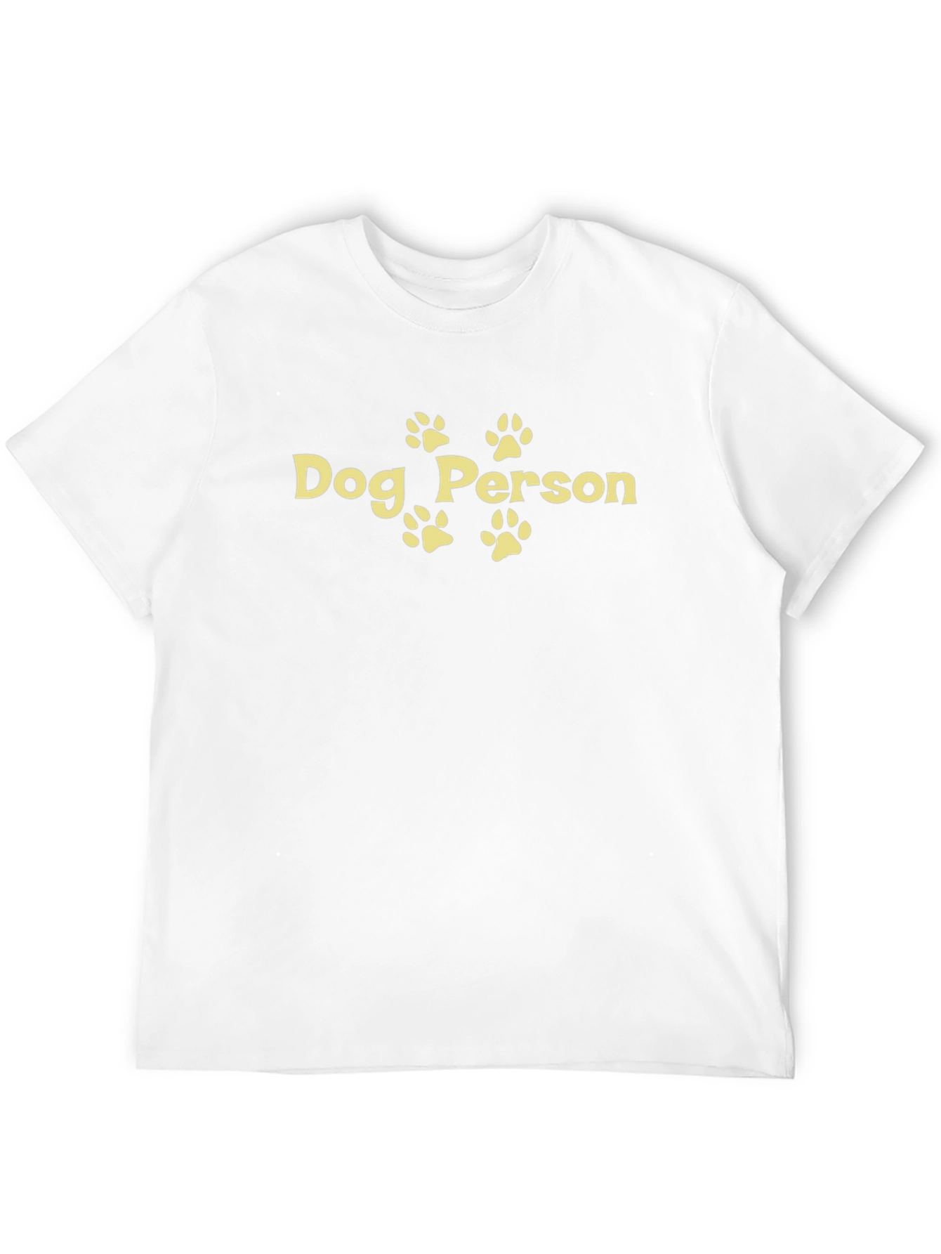Dog Person Graphic Tee - Black Casual Fit