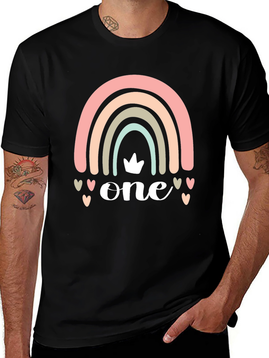 Rainbow One Birthday T-Shirt