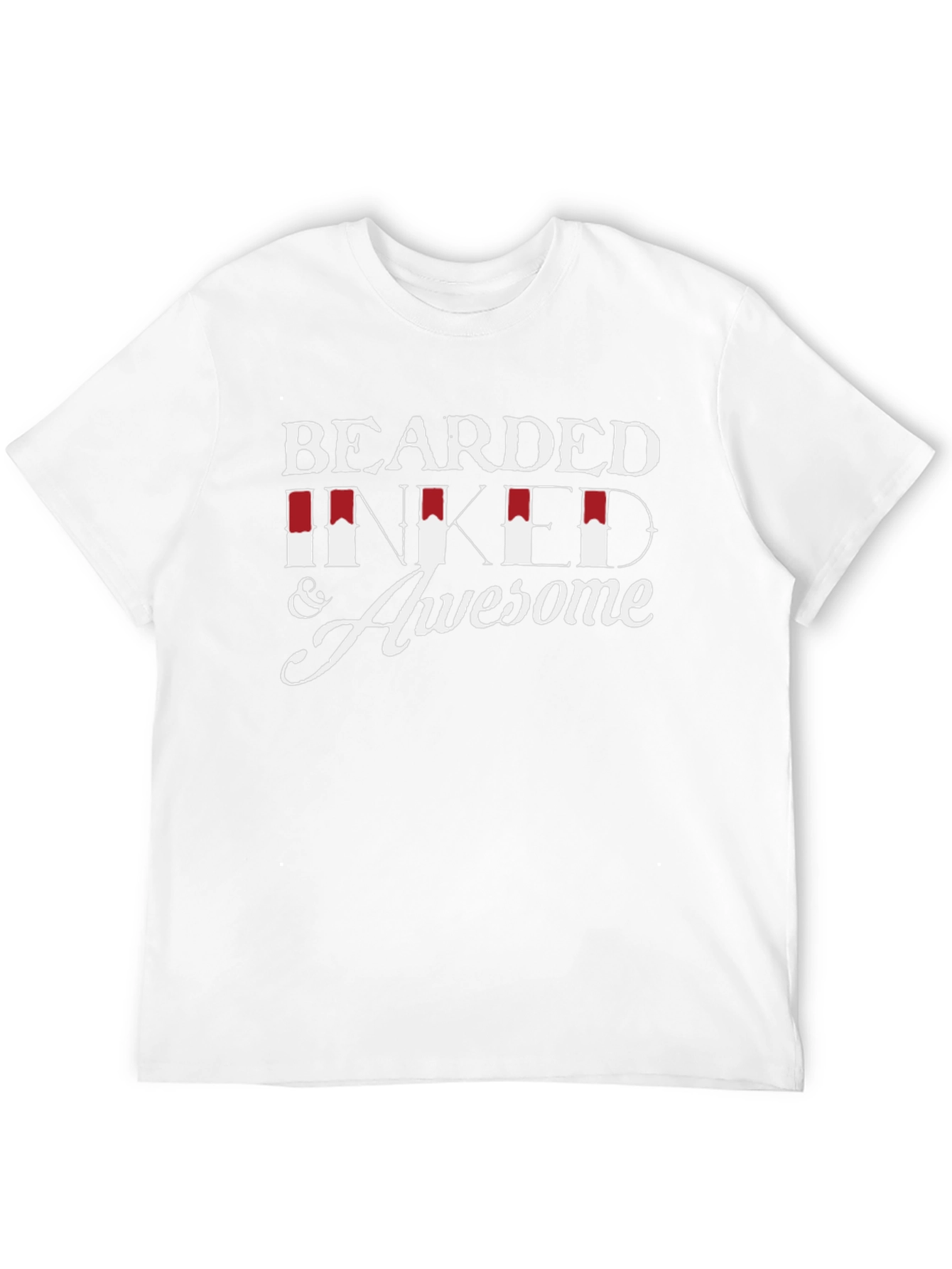 Bearded Inked & Awesome Graphic T-Shirt