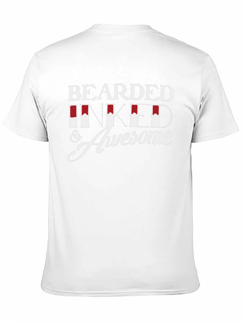 Bearded Inked & Awesome Graphic T-Shirt