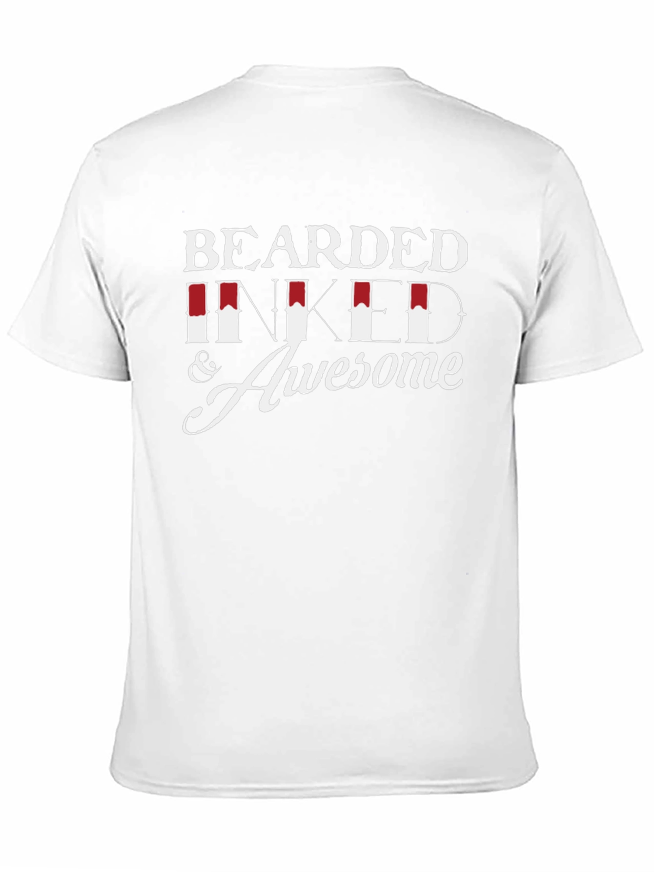 Bearded Inked & Awesome Graphic T-Shirt