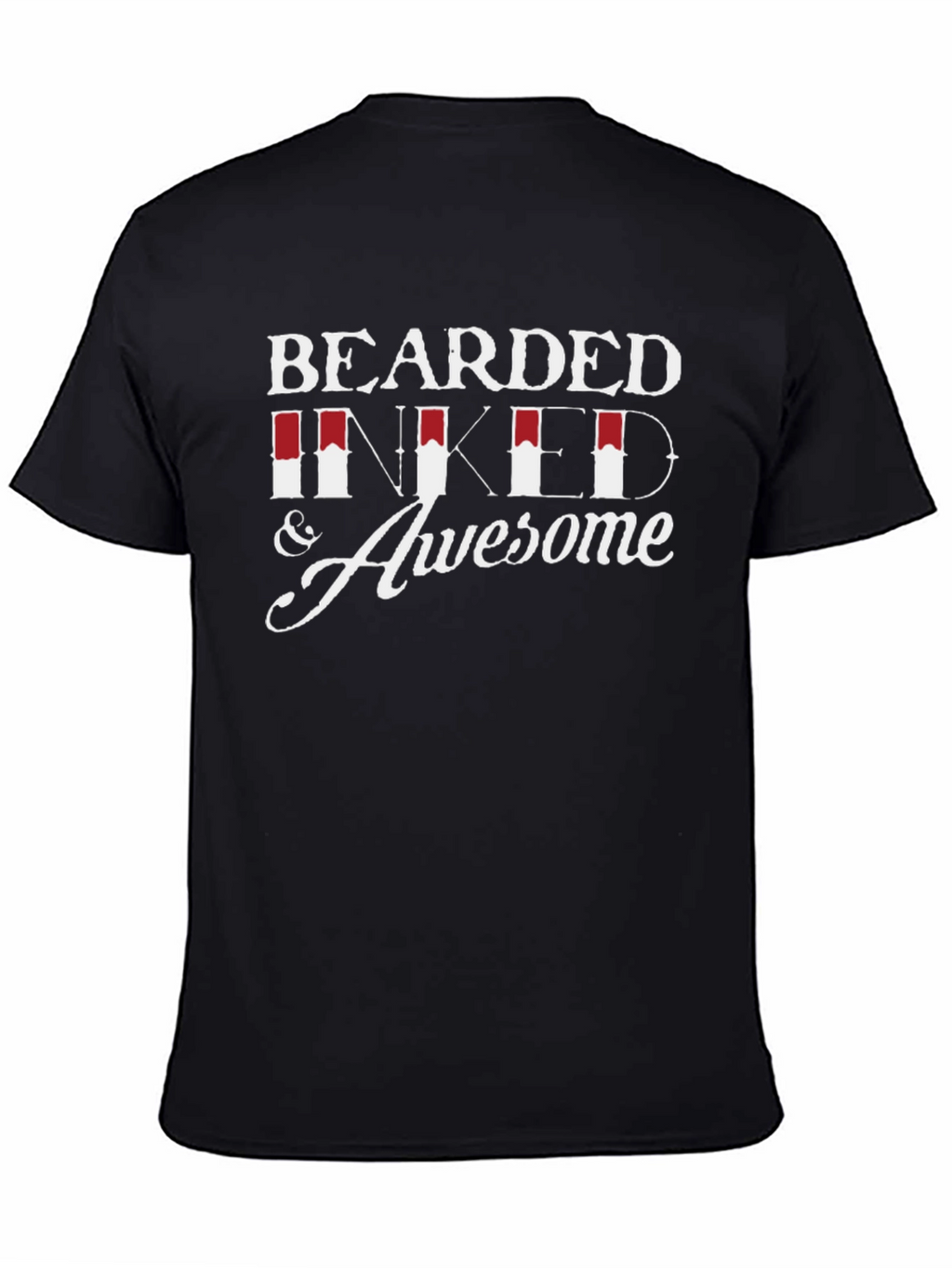 Bearded Inked & Awesome Graphic T-Shirt