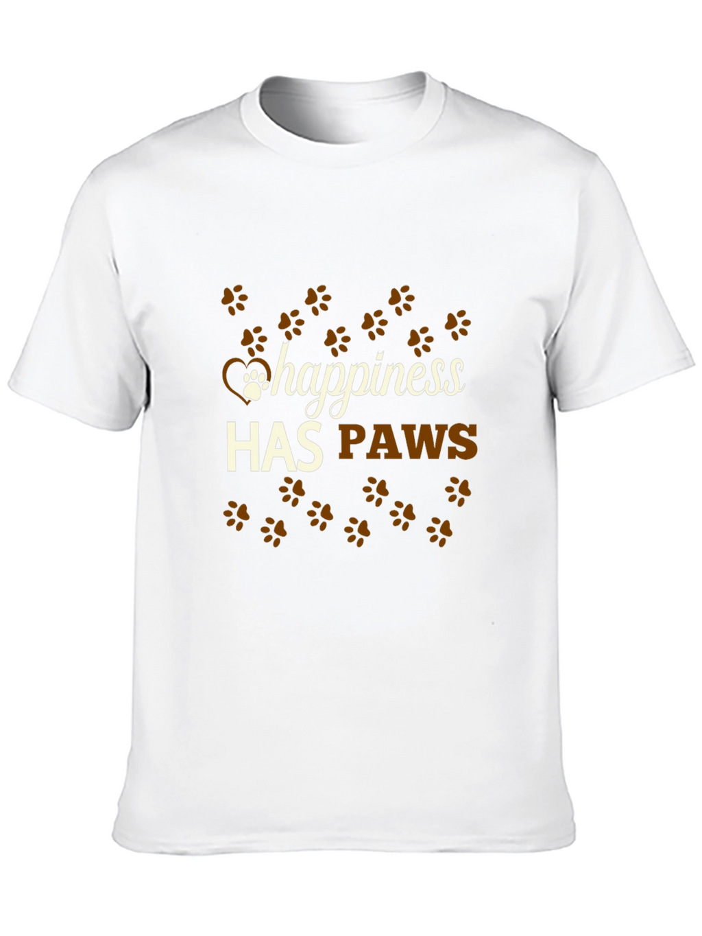 Happiness Has Paws Graphic Tee