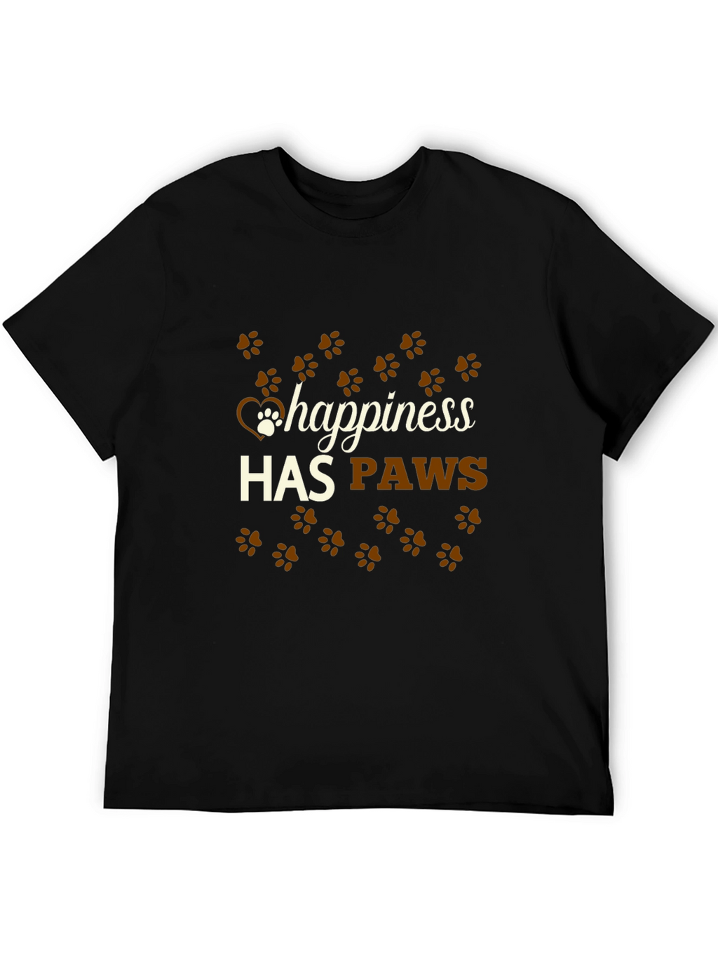 Happiness Has Paws Graphic Tee