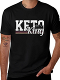 Keto King Graphic T-Shirt - Black