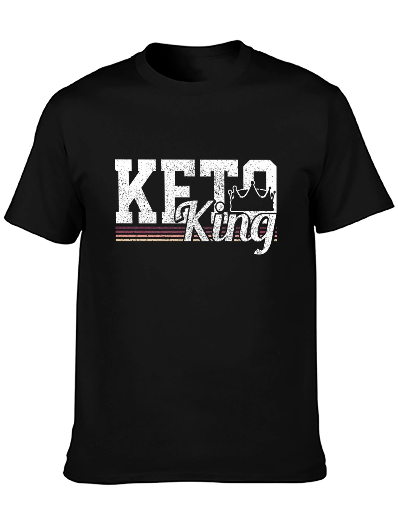 Keto King Graphic T-Shirt - Black