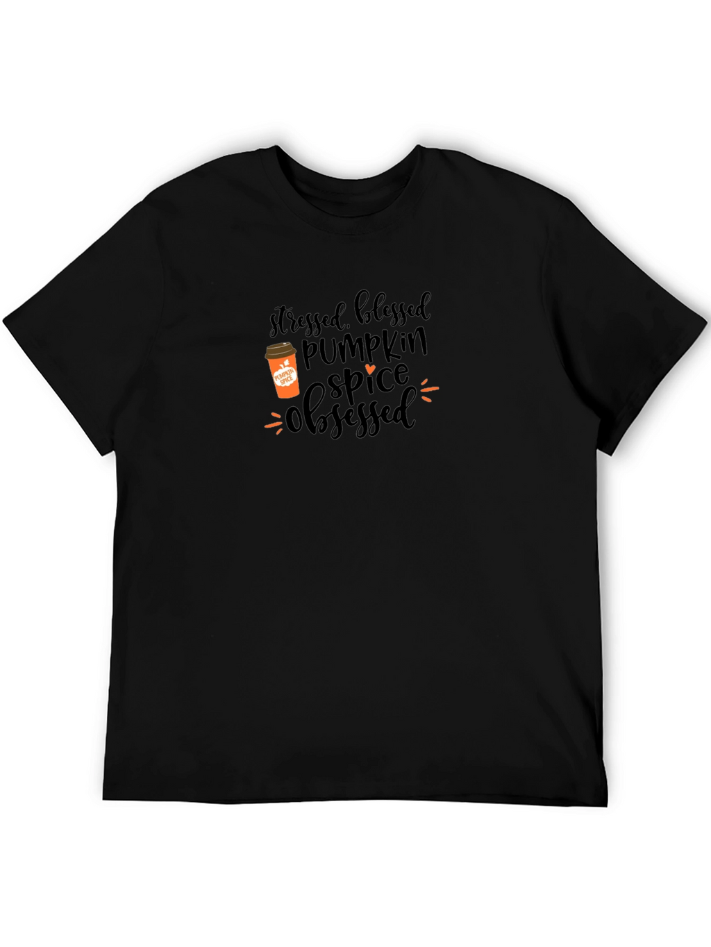 Stressed Blessed Pumpkin Spice Obsessed T-Shirt