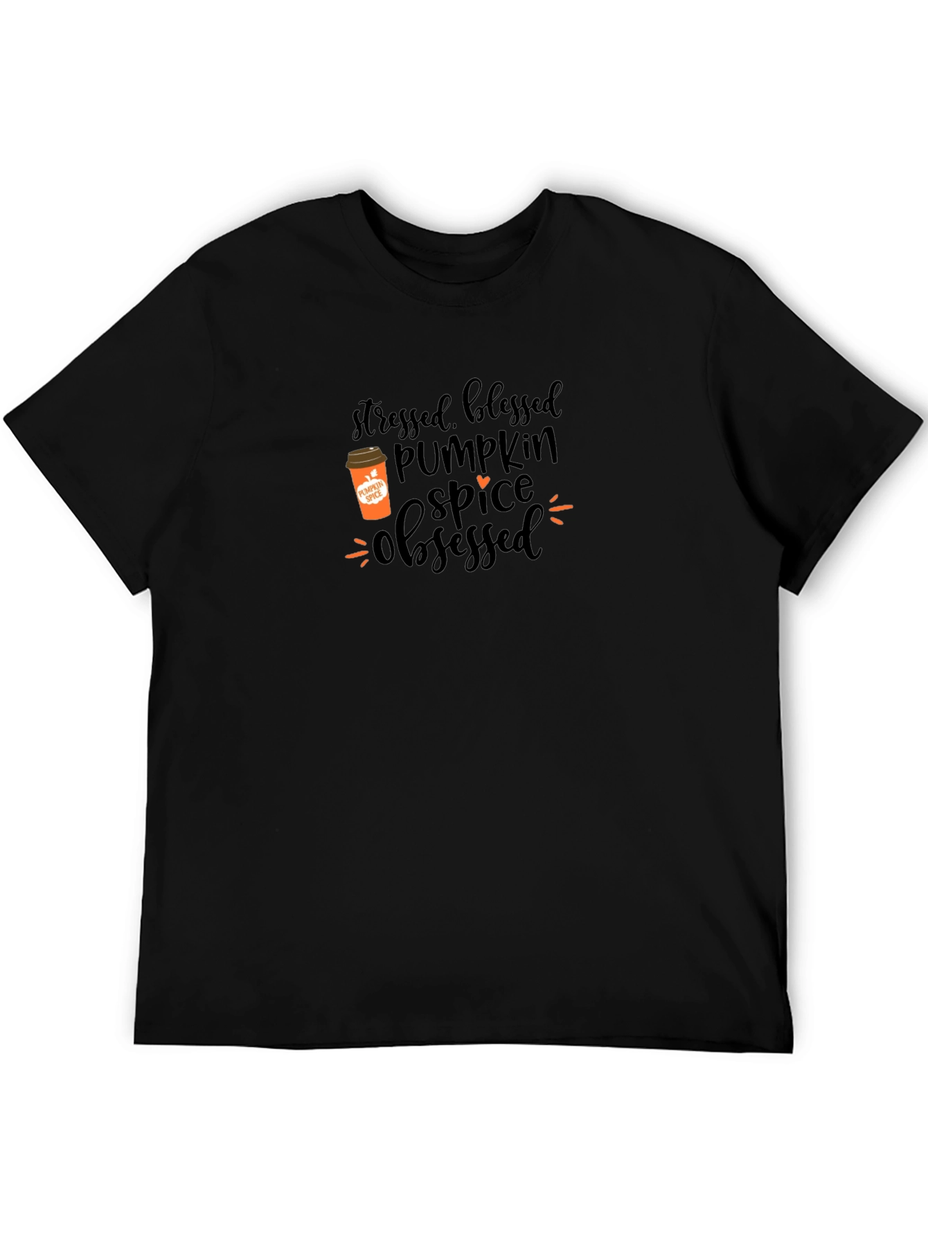 Stressed Blessed Pumpkin Spice Obsessed T-Shirt