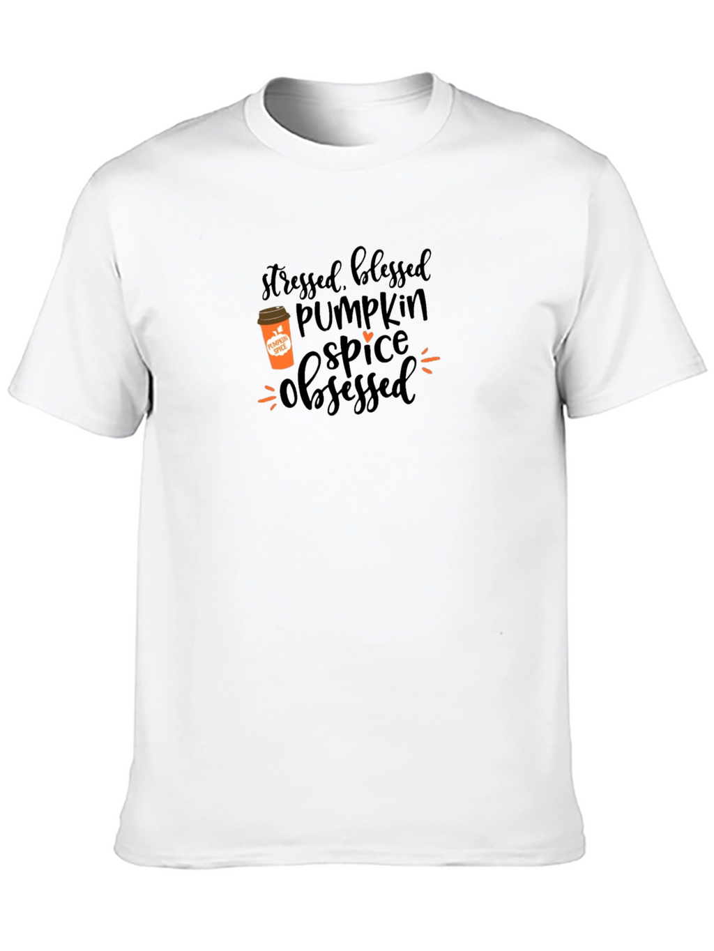 Stressed Blessed Pumpkin Spice Obsessed T-Shirt