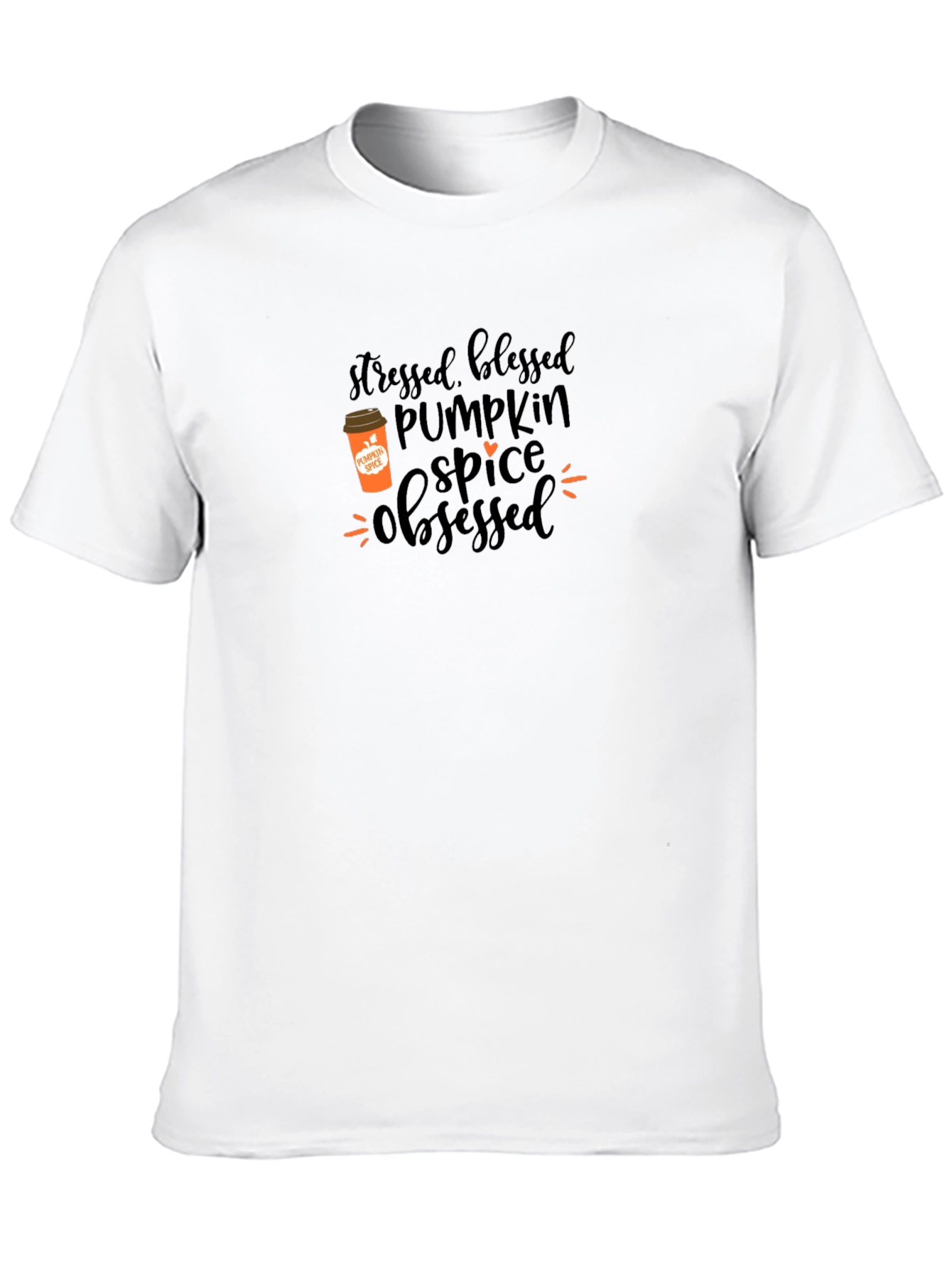 Stressed Blessed Pumpkin Spice Obsessed T-Shirt