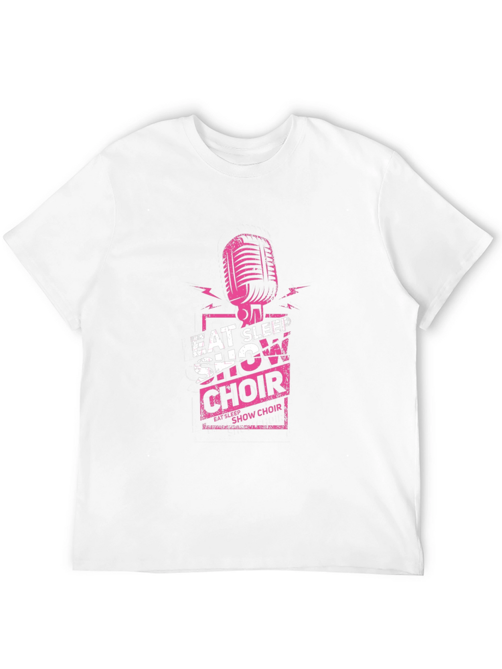 Eat Sleep Show Choir Black Graphic T-Shirt