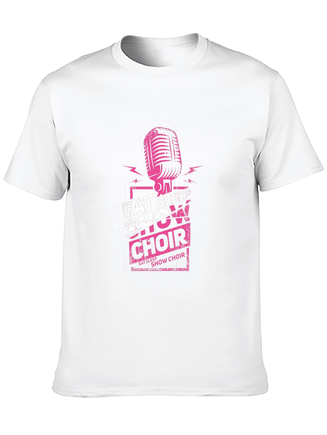 Eat Sleep Show Choir Black Graphic T-Shirt