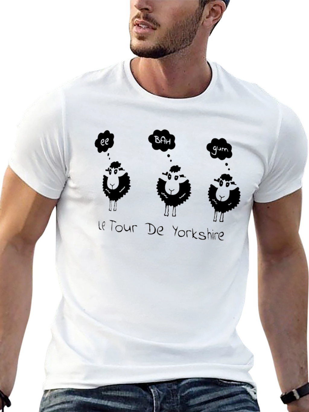 Le Tour De Yorkshire Sheep Graphic Tee