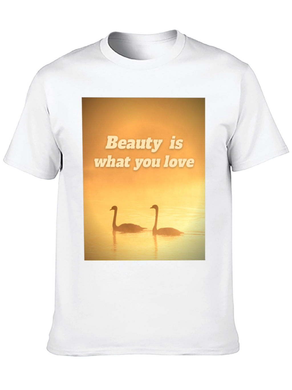 Beauty Swans Graphic T-Shirt
