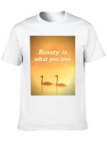 Beauty Swans Graphic T-Shirt