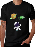 Astronaut Graphic Tee - Space Adventure Shirt