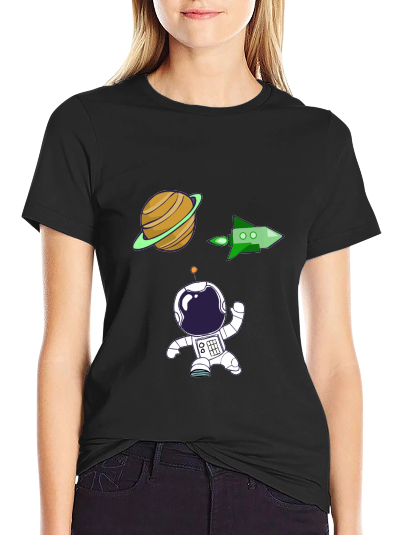 Astronaut Graphic Tee - Space Adventure Shirt