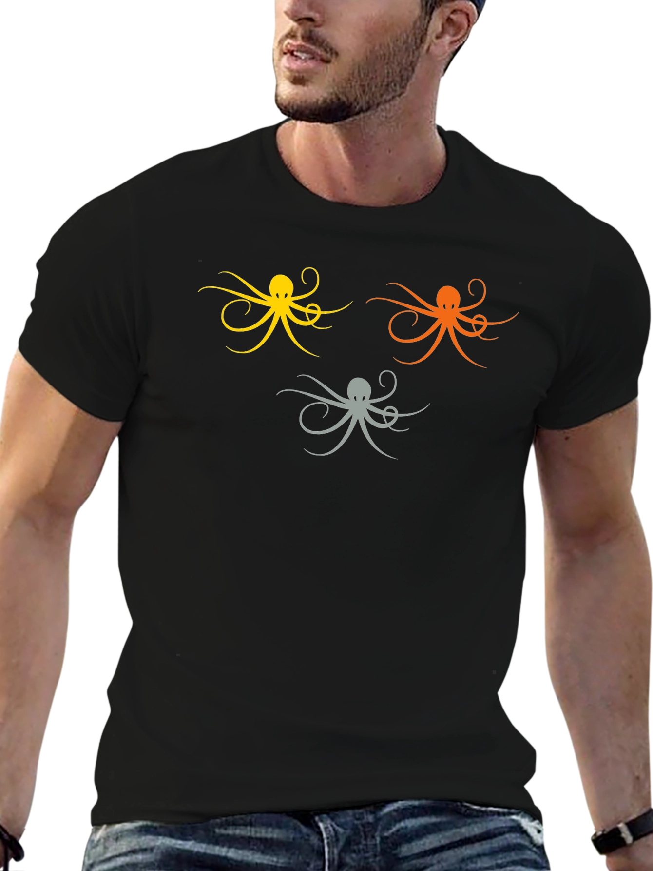 Octopus Graphic Tee - Modern Design