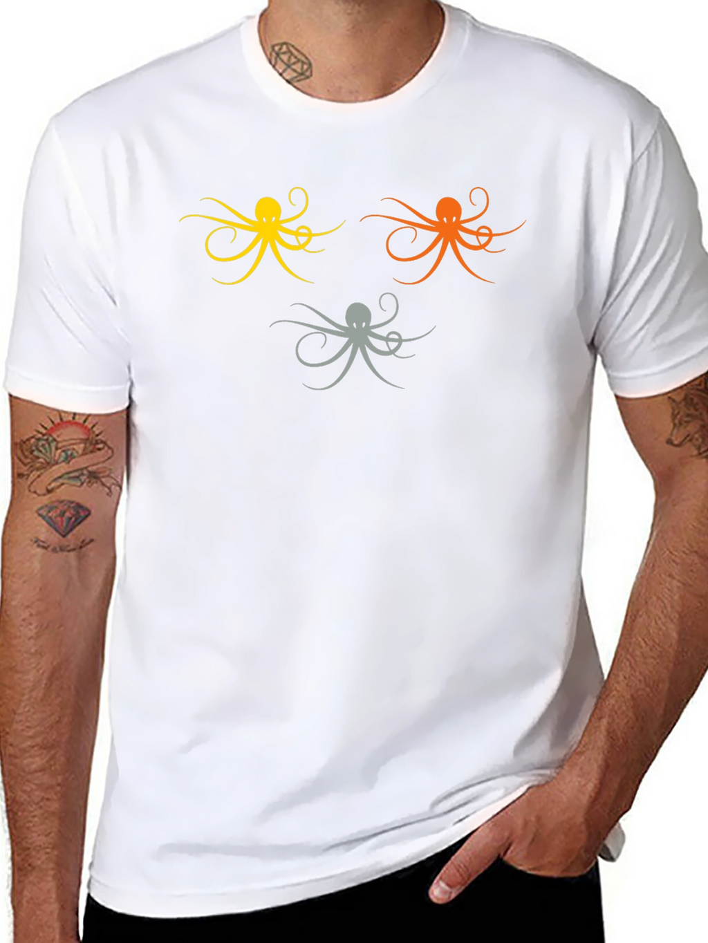Octopus Graphic Tee - Modern Design