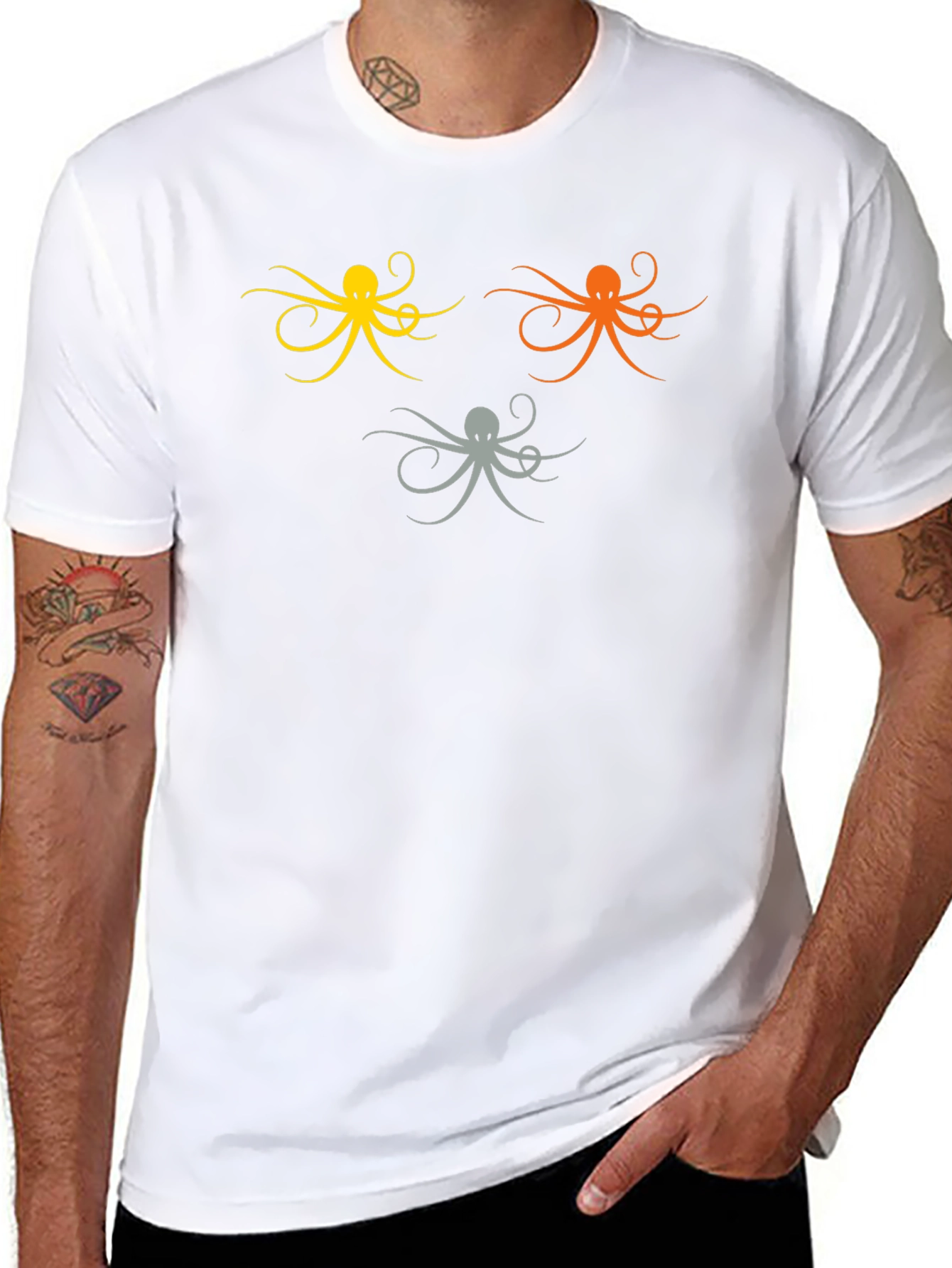 Octopus Graphic Tee - Modern Design
