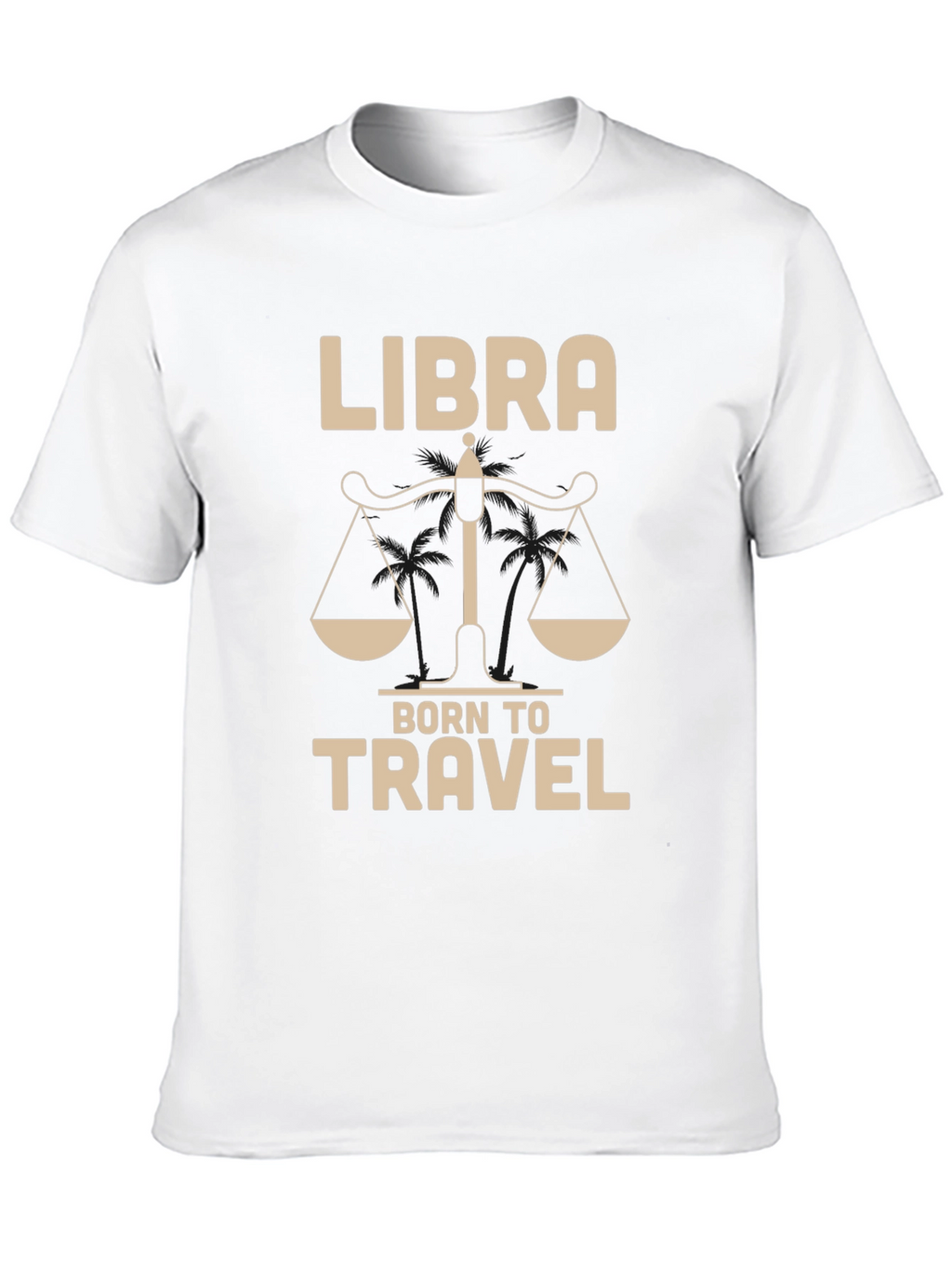 Libra Born to Travel Graphic T-Shirt