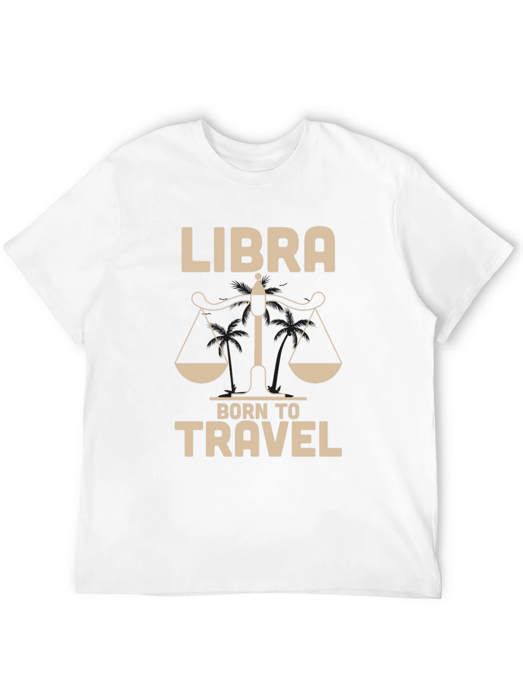 Libra Born to Travel Graphic T-Shirt