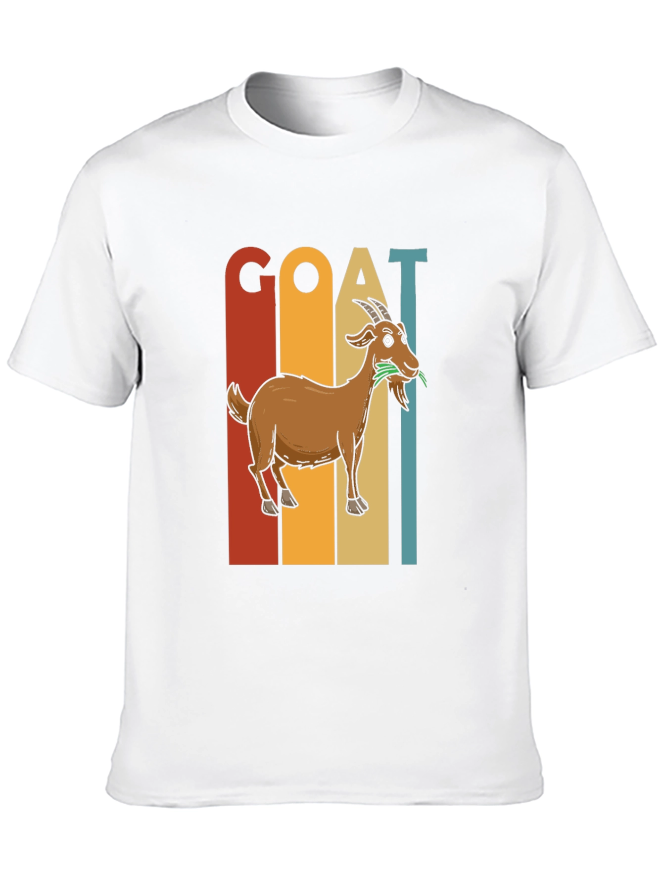 Retro GOAT Graphic T-Shirt - Farm Animal Tee