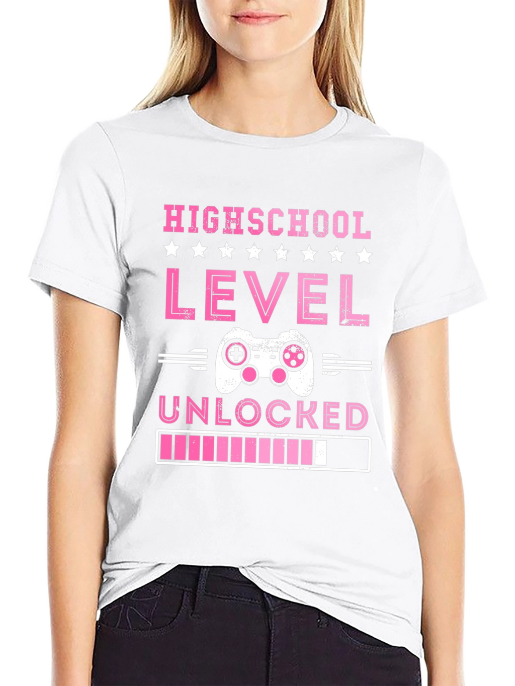 High School Level Unlocked Gamer T-Shirt