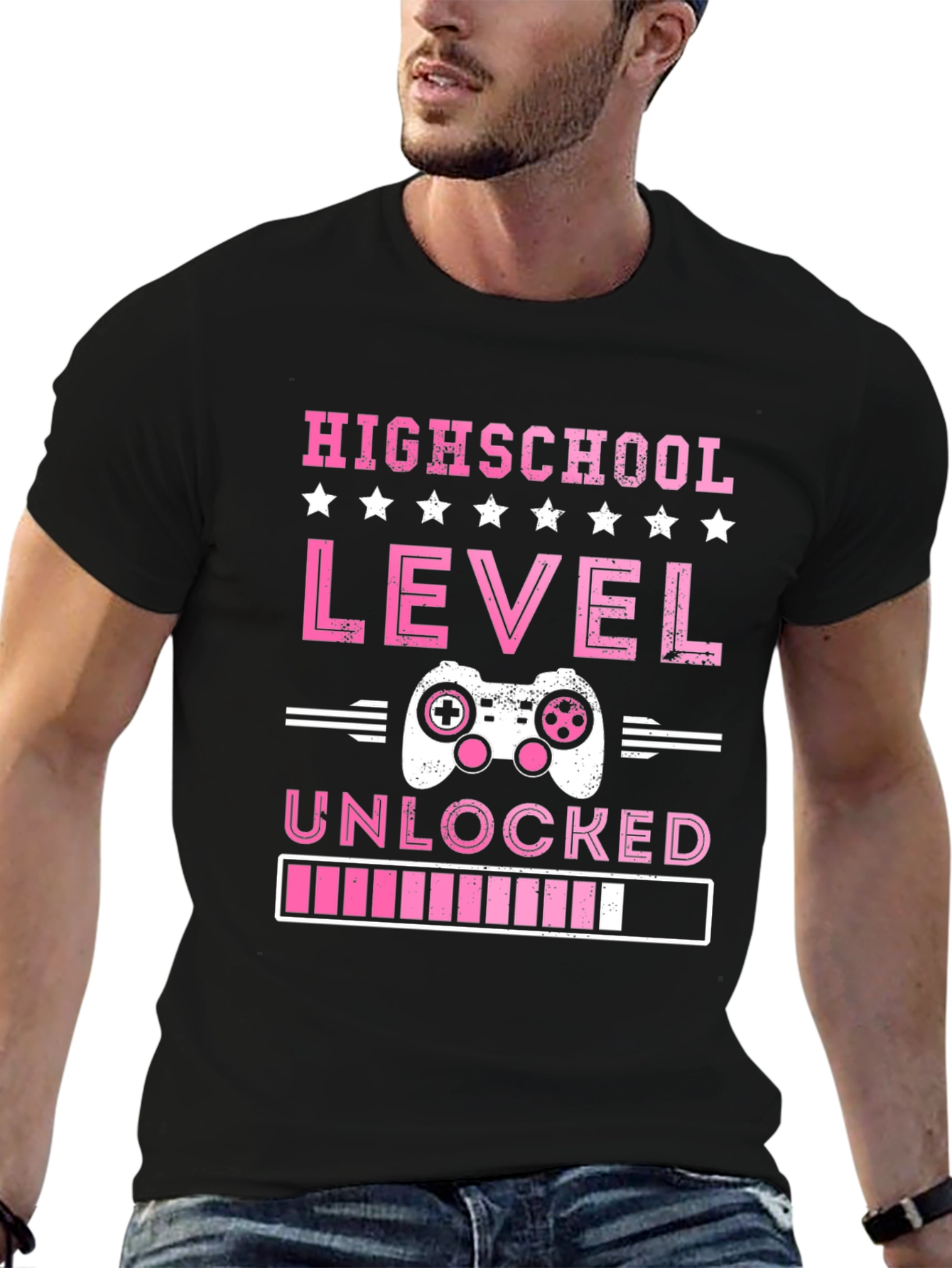 High School Level Unlocked Gamer T-Shirt