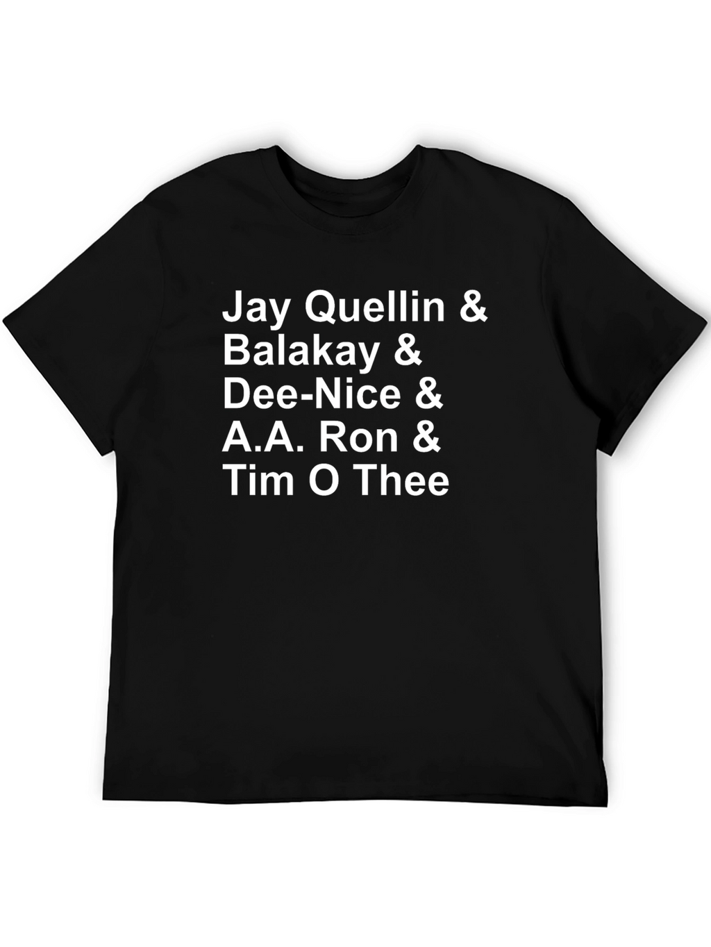 Jay Quellin & Crew Black Graphic Tee