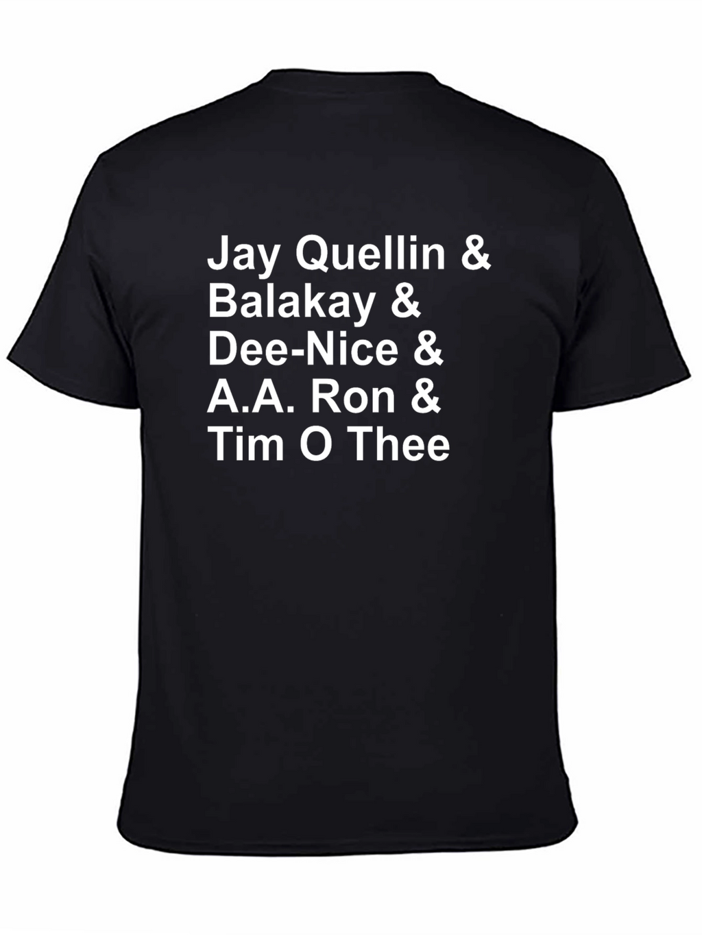 Jay Quellin & Crew Black Graphic Tee