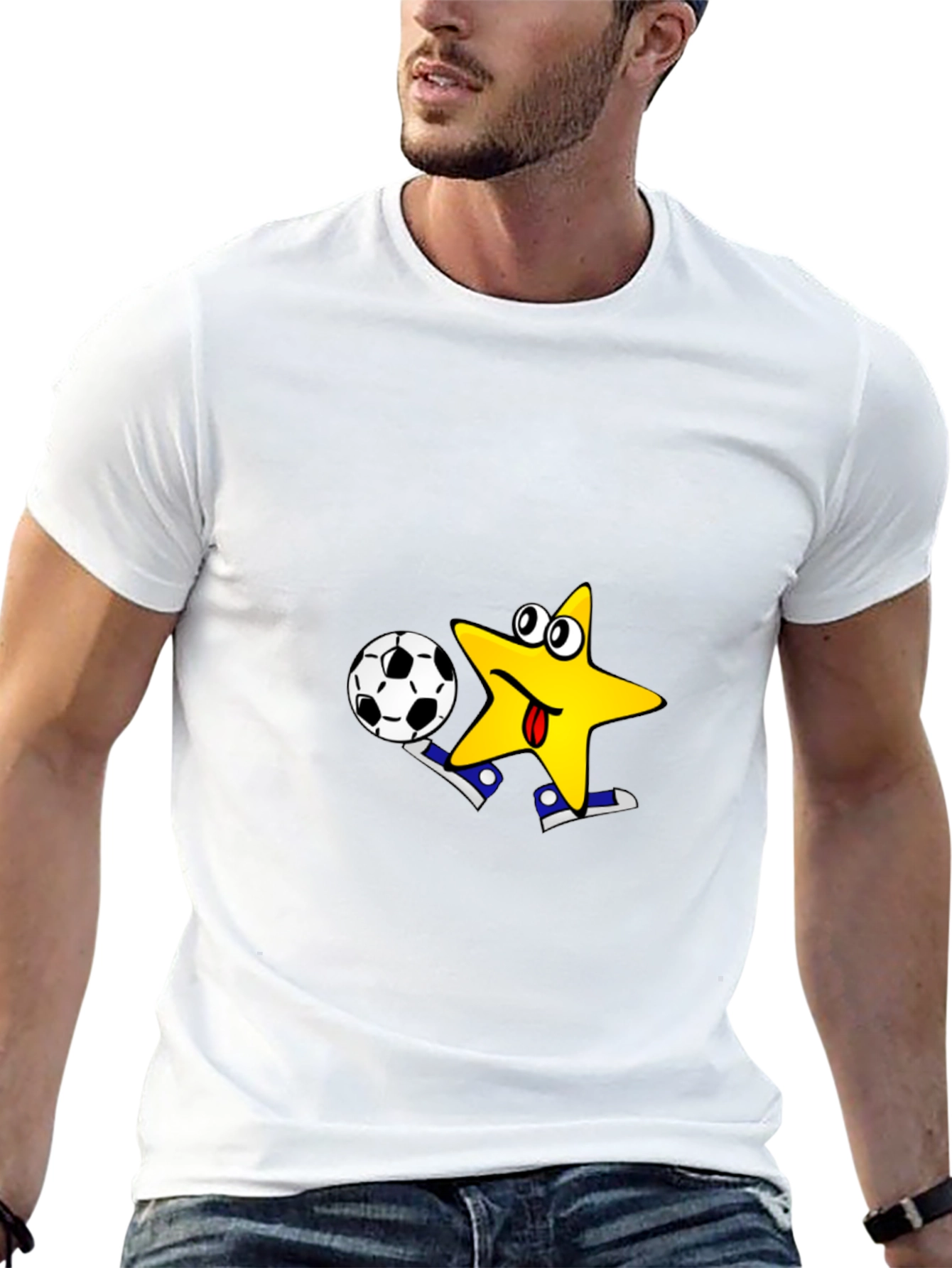 Funny Star Soccer T-Shirt - Kick Off in Style!