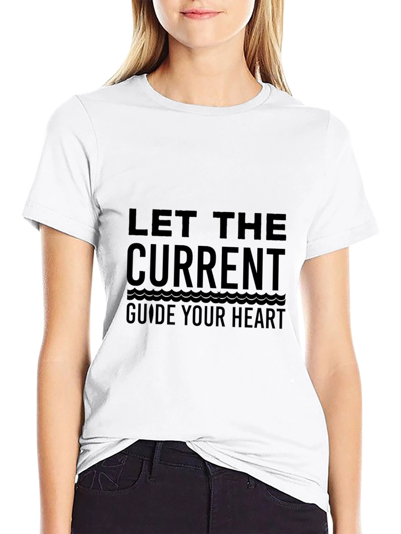 Let The Current Guide Your Heart Graphic T-Shirt