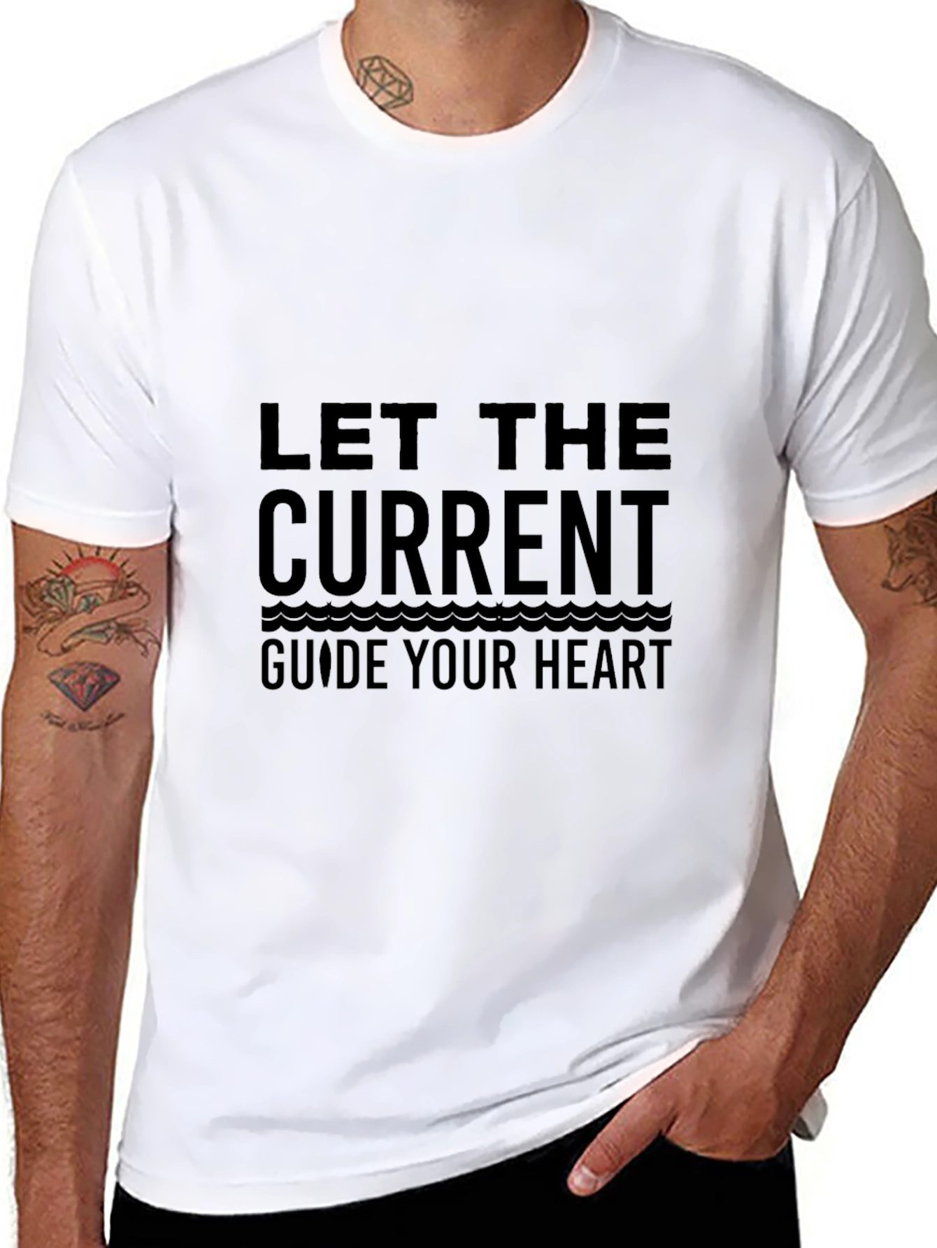 Let The Current Guide Your Heart Graphic T-Shirt