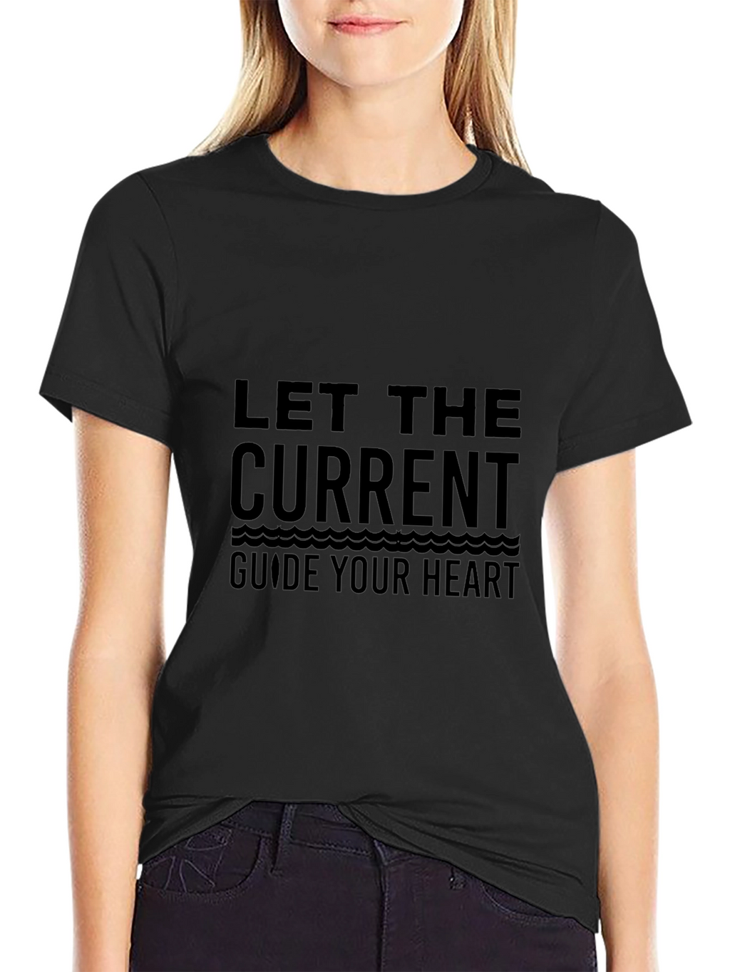 Let The Current Guide Your Heart Graphic T-Shirt