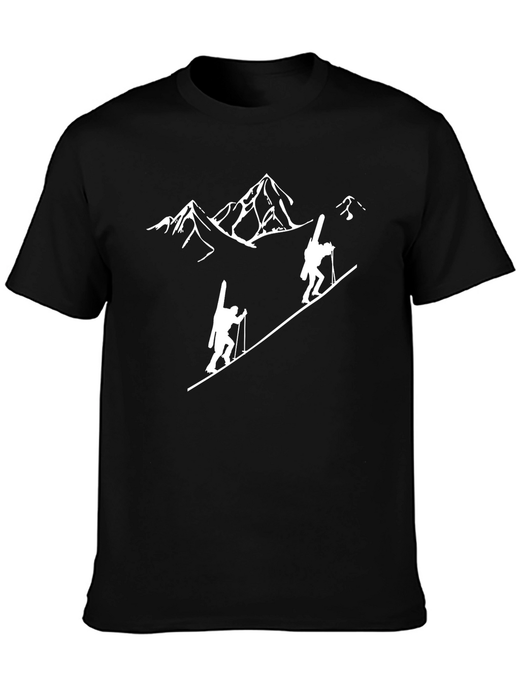 Mountain Climber Graphic Tee - Black