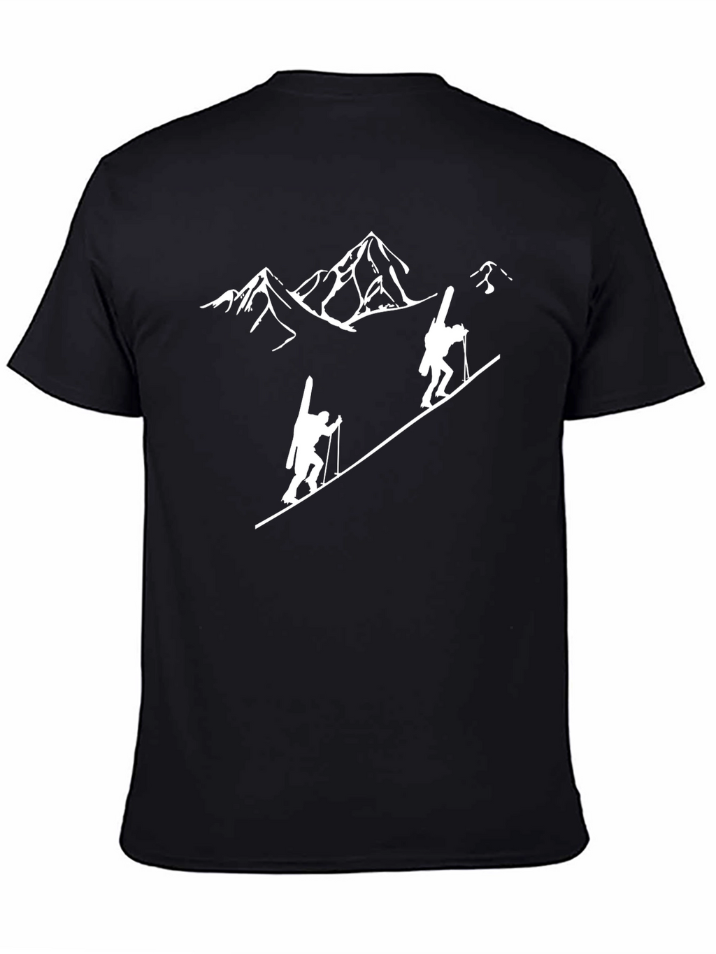 Mountain Climber Graphic Tee - Black