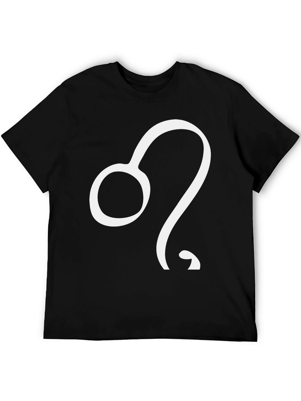 Leo Zodiac T-Shirt - Black Cotton Tee