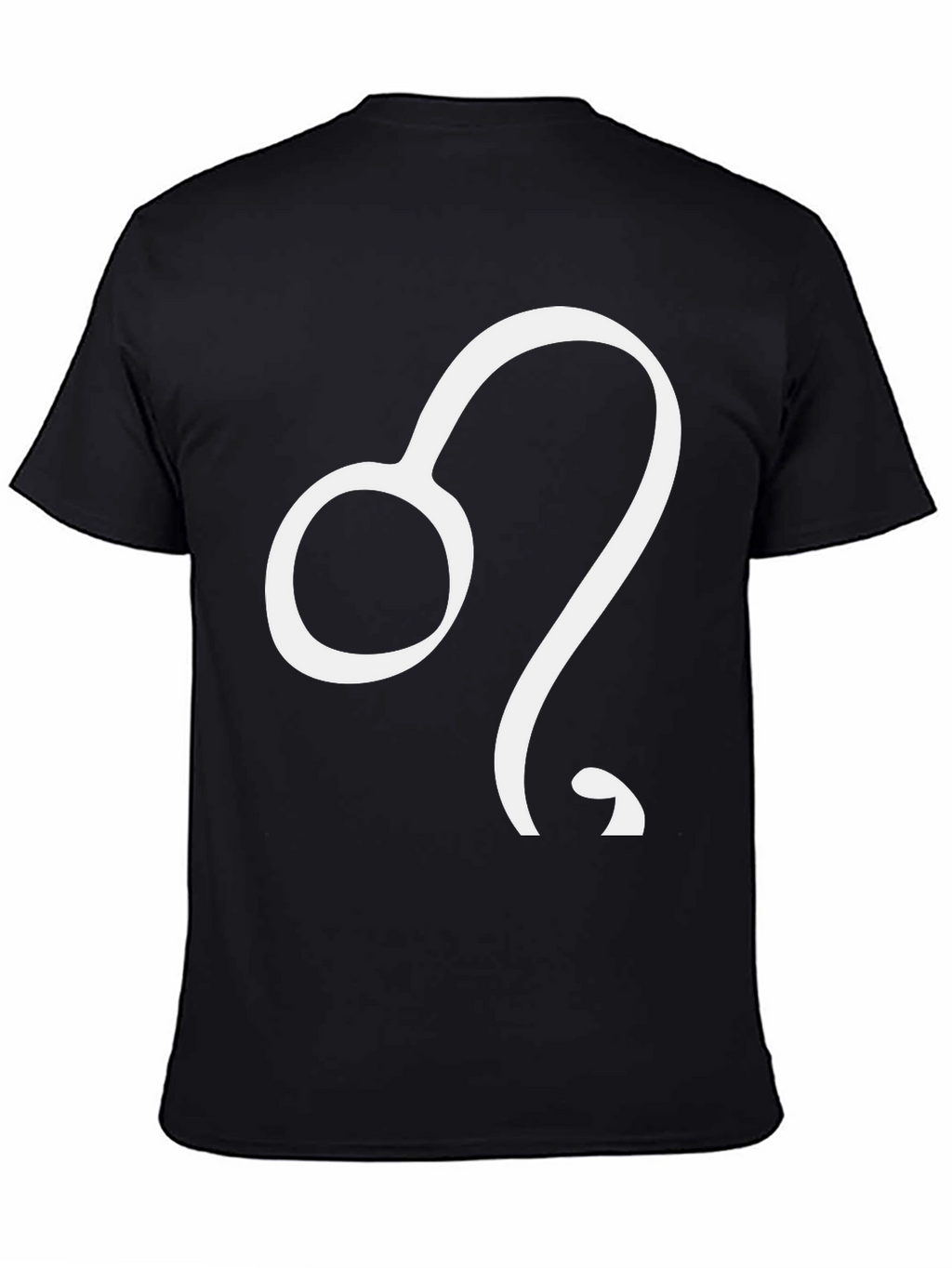 Leo Zodiac T-Shirt - Black Cotton Tee