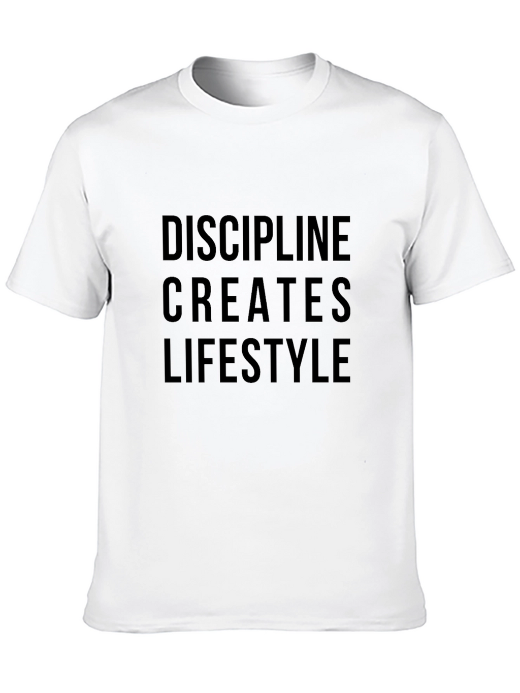 Discipline Creates Lifestyle Graphic Tee - Motivational Shirt