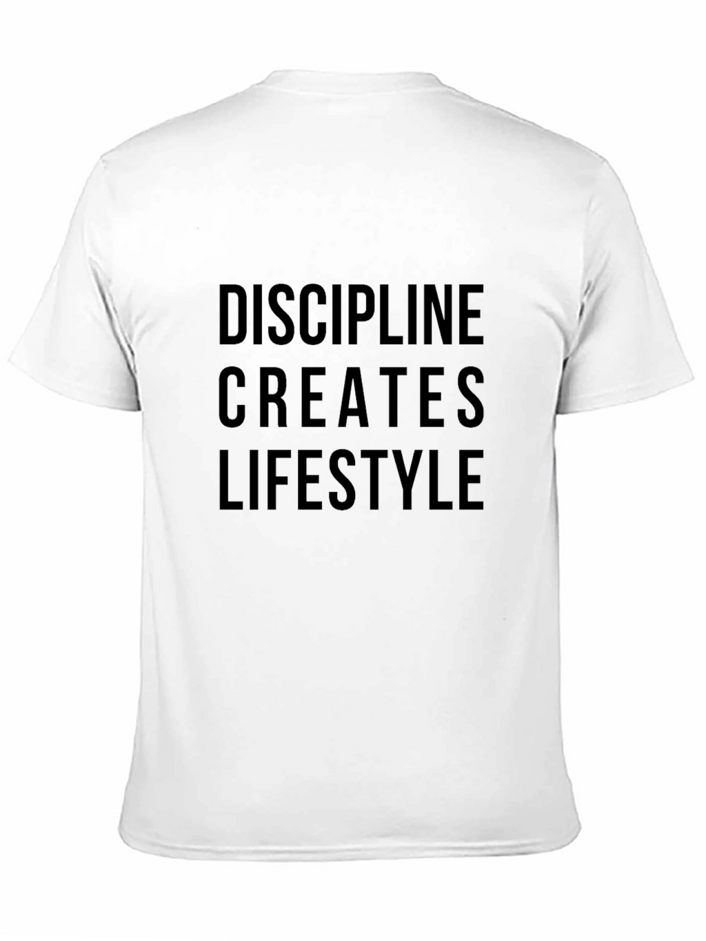 Discipline Creates Lifestyle Graphic Tee - Motivational Shirt