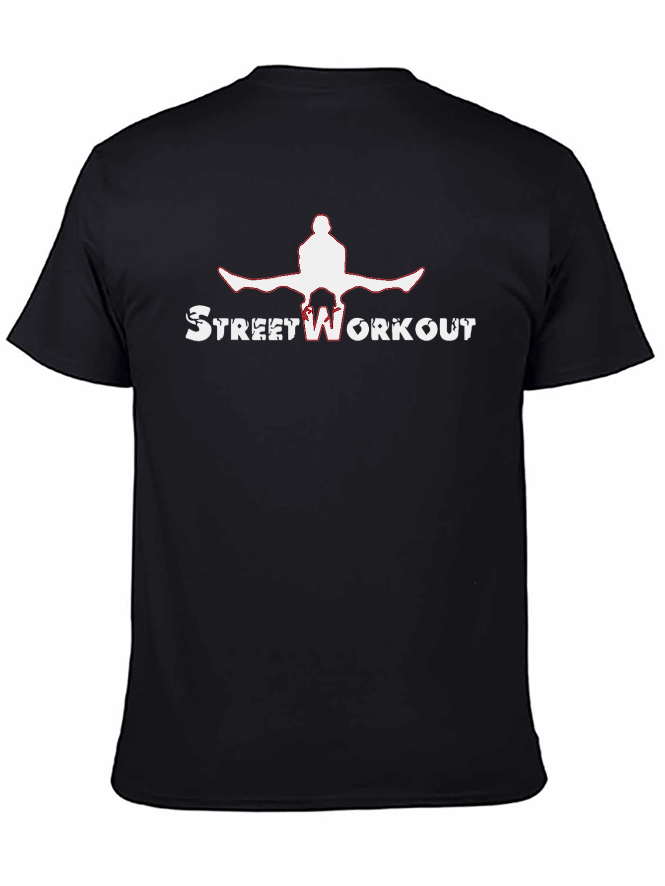 Street Workout Graphic Tee - Black Cotton T-Shirt