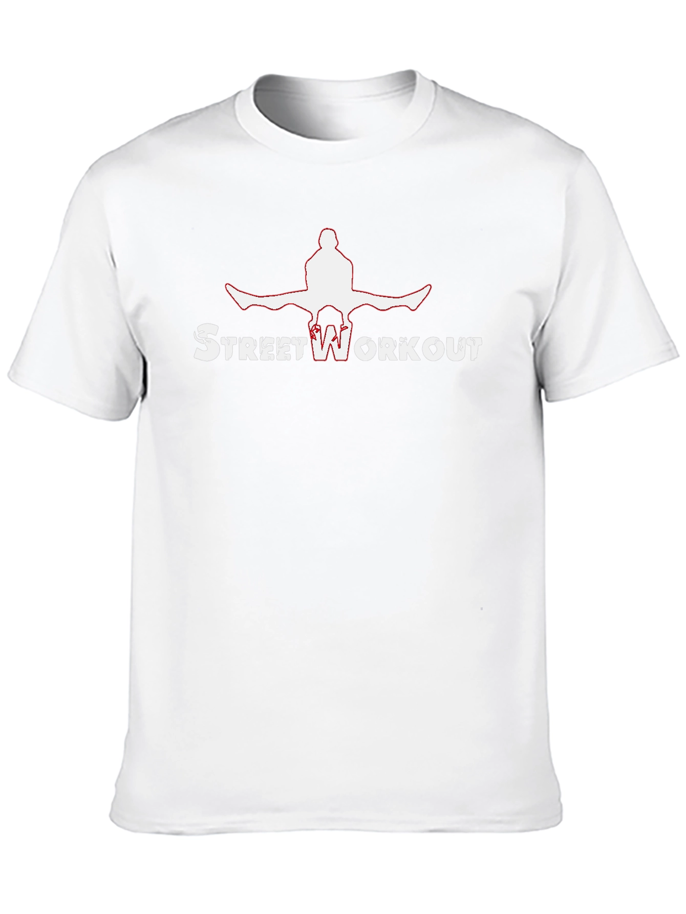 Street Workout Graphic Tee - Black Cotton T-Shirt